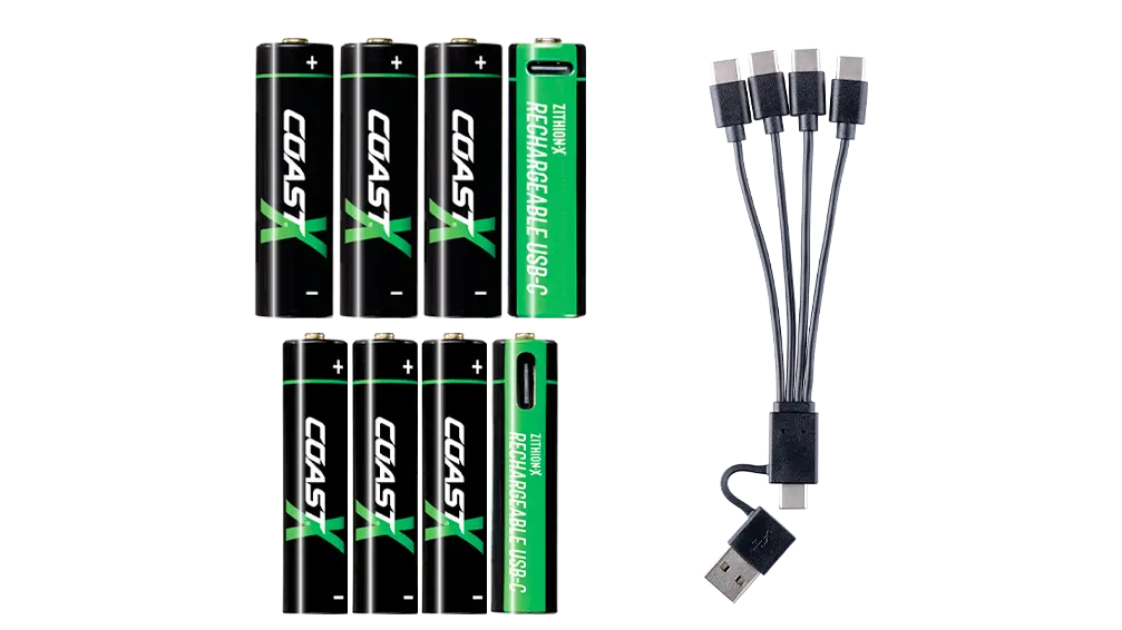 ZXAA & ZXAAA Rechargeable Battery 8 Pack
