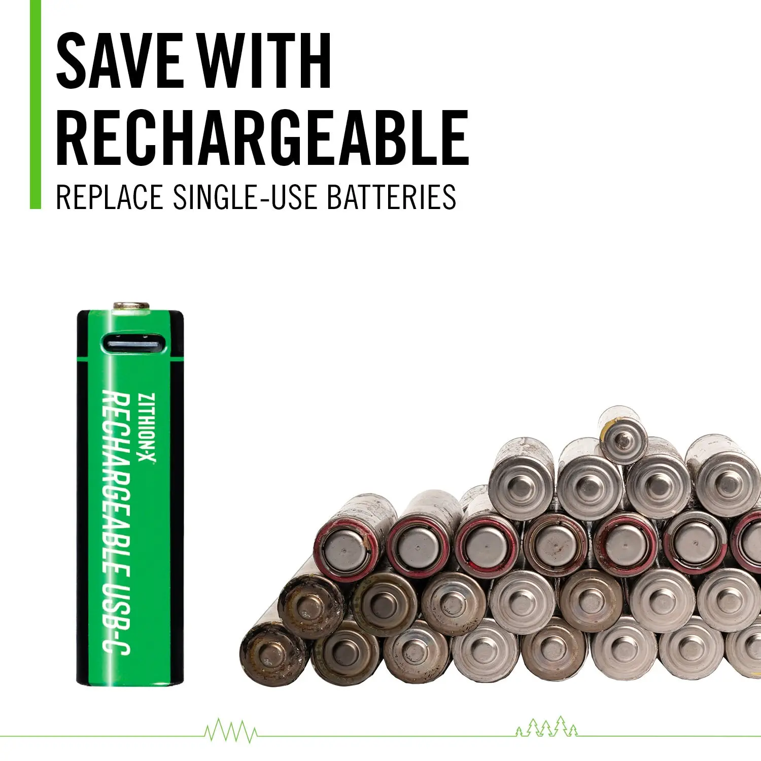 ZXAA & ZXAAA Rechargeable Battery 8 Pack