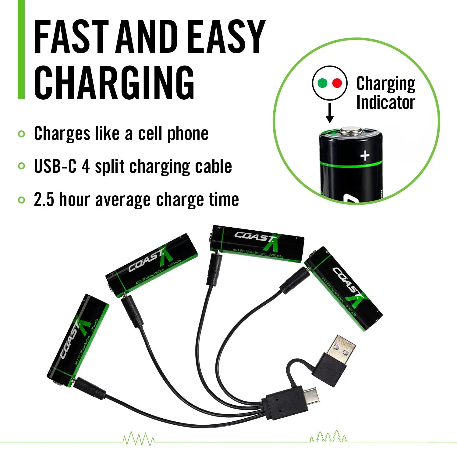 ZXAA & ZXAAA Rechargeable Battery 8 Pack