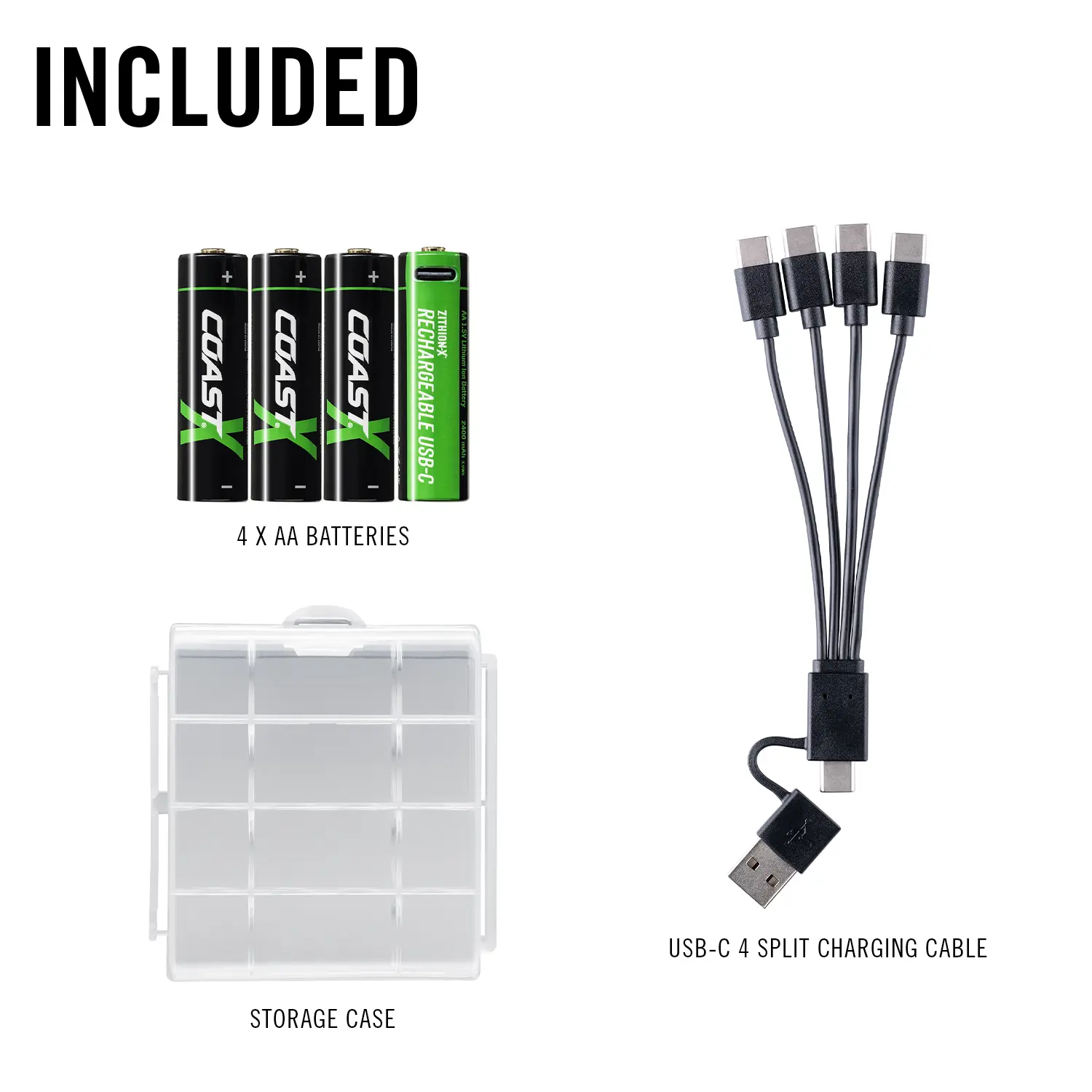ZITHION-X AA Rechargeable Batteries