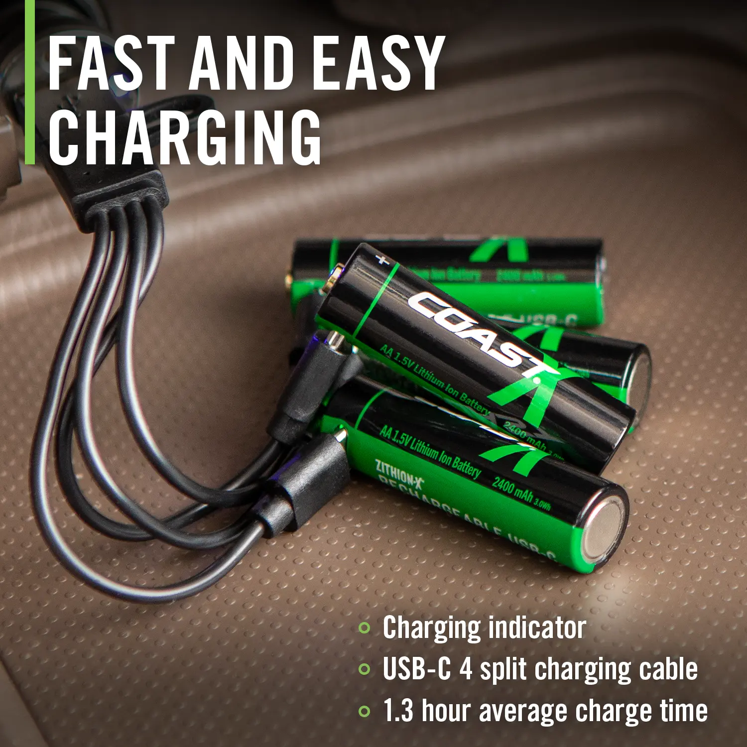 ZITHION-X AAA Rechargeable Batteries